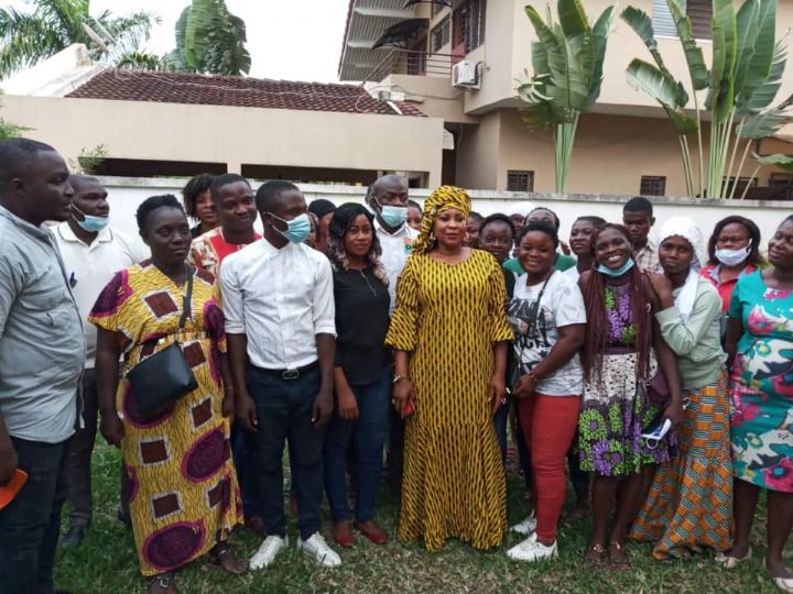 Présidentielle 2020 : L’Honorable Olibé Tazéré Célestine reçoit la‘’Jeunesse Unie du Grand Ouest pour la victoire du RHDP’’